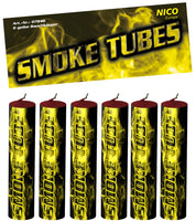 Smoke Tubes, gelb, 6er-Btl.